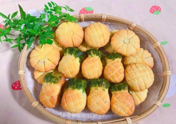 bánh dứa nguyên cám