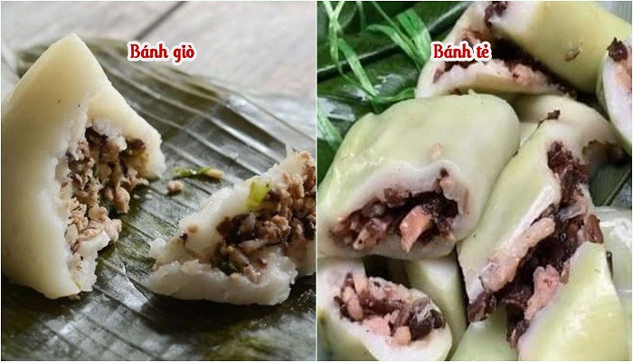 Bánh giò và bánh tẻ