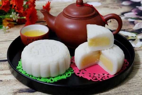 bánh trung thu dẻo không cần lò nướng