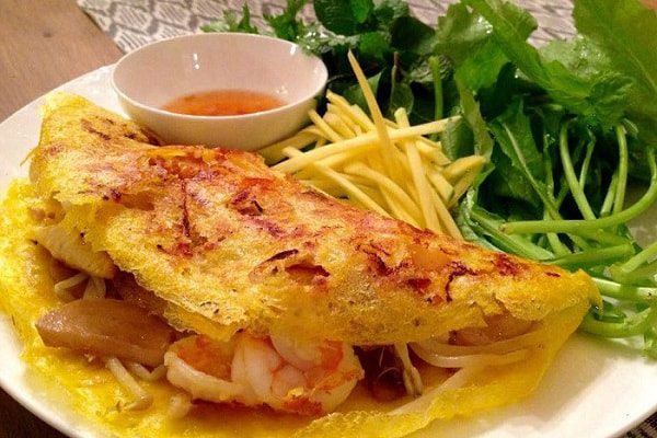 bánh xèo miền Nam đậm đà