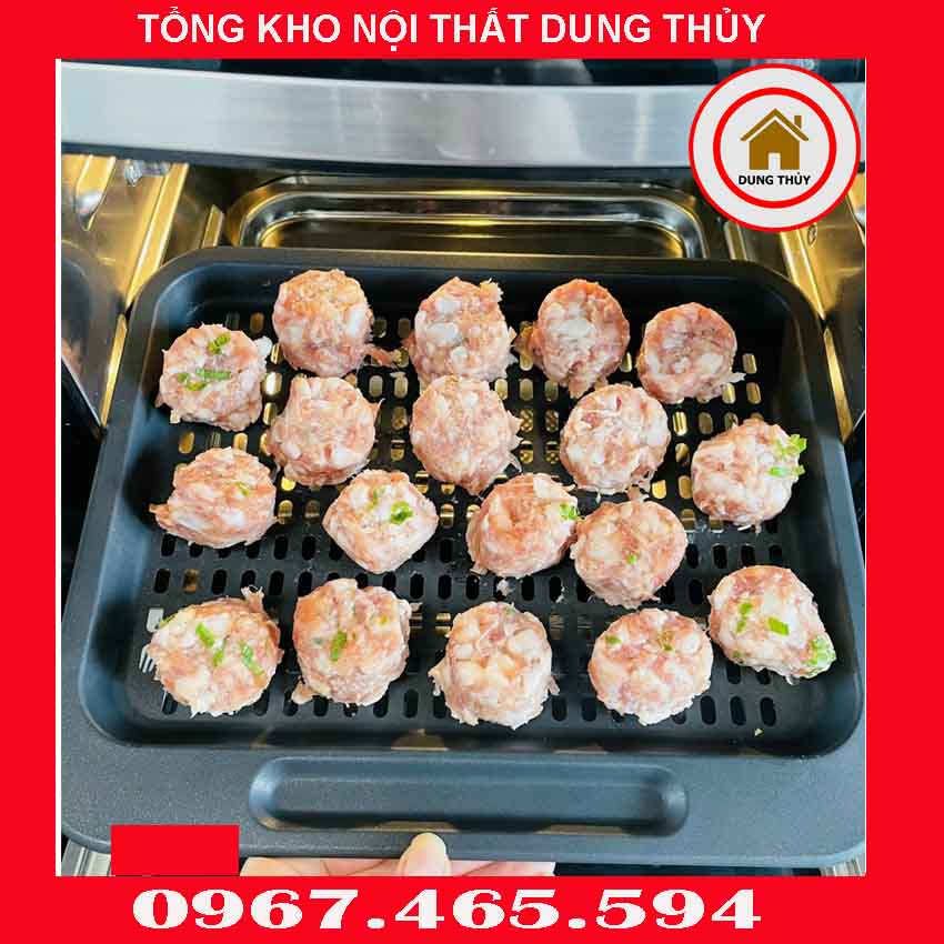 chả viên nướng nồi chiên không dầu