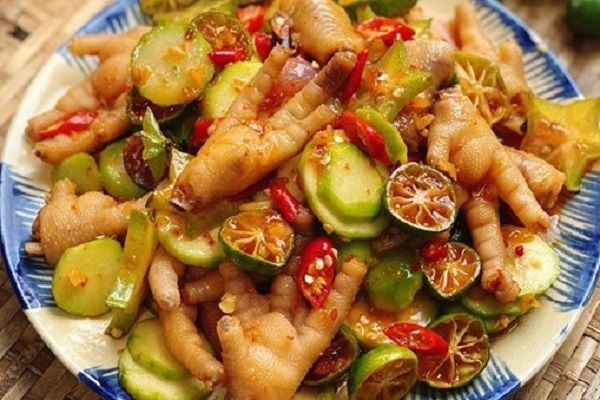 Chân gà xốt Thái cóc non