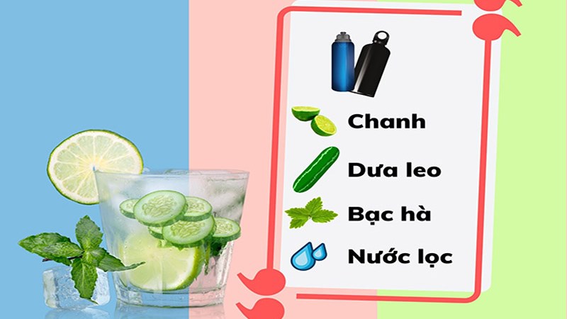 Nước detox có thể giúp bạn cải thiện chức năng tiêu hóa và giảm cân