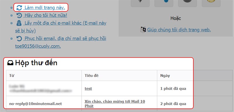 Trải nghiệm Yahoo mail