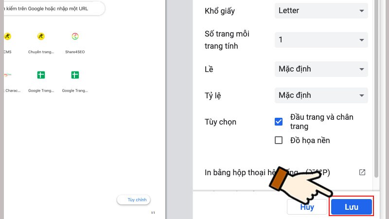 Chọn Lưu, mở thư mục đã lưu trên máy tính bạn sẽ thấy trang web được lưu dạng PDF.