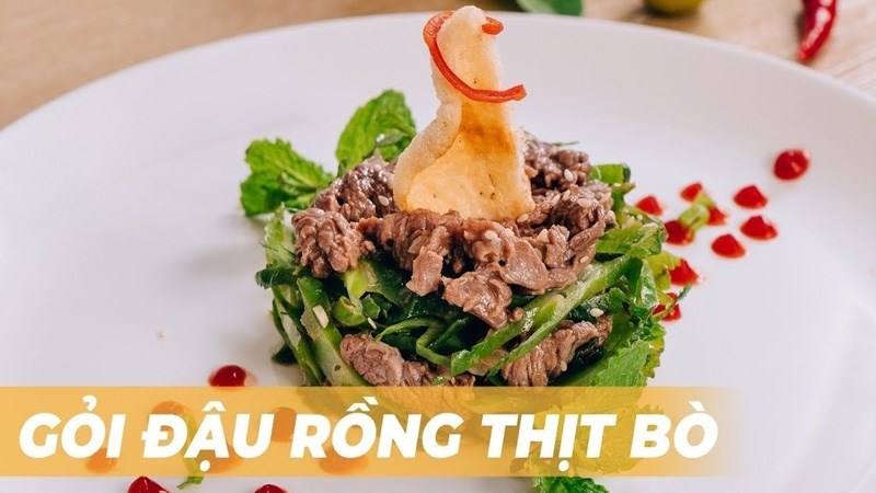 Gỏi bò rau muống