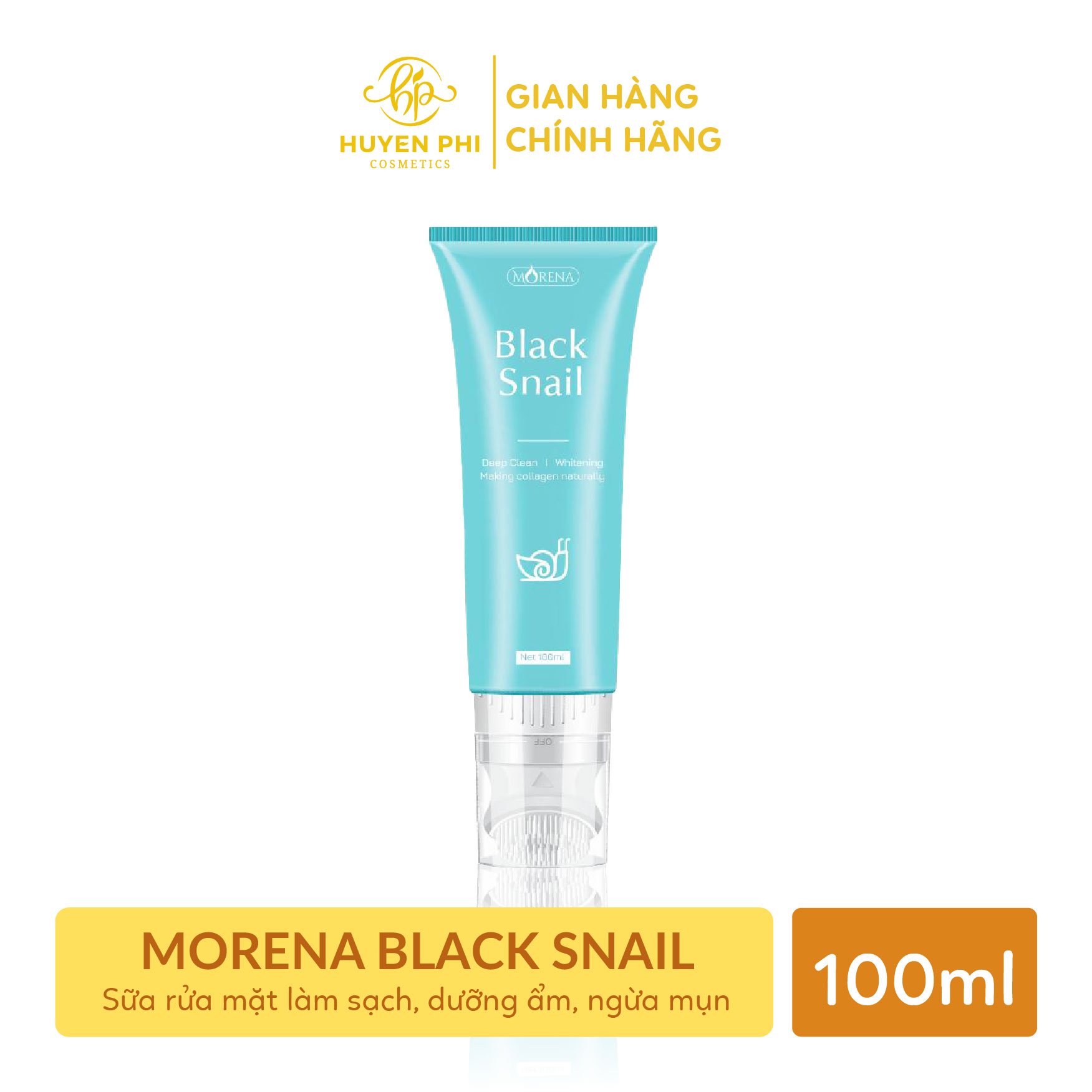 sữa rửa mặt black snail