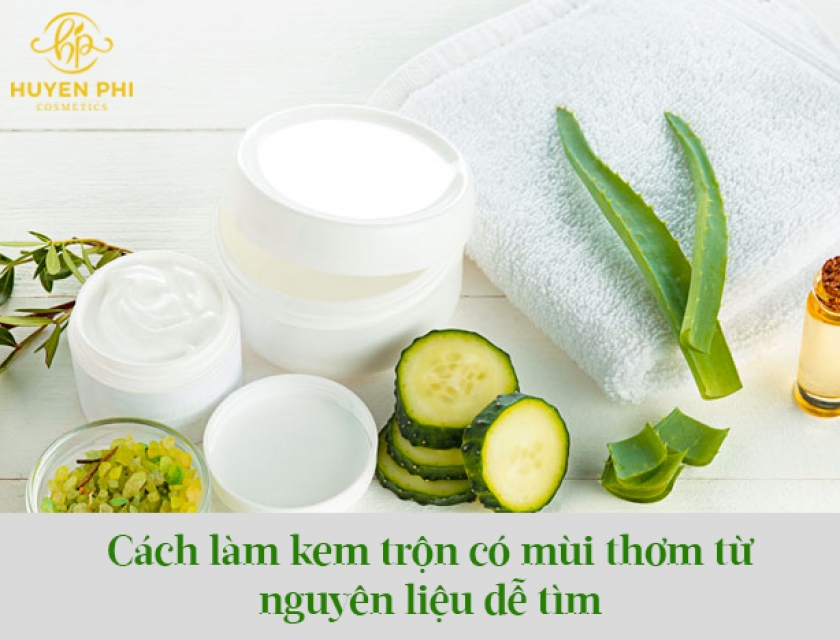 cách làm kem trộn có mùi thơm