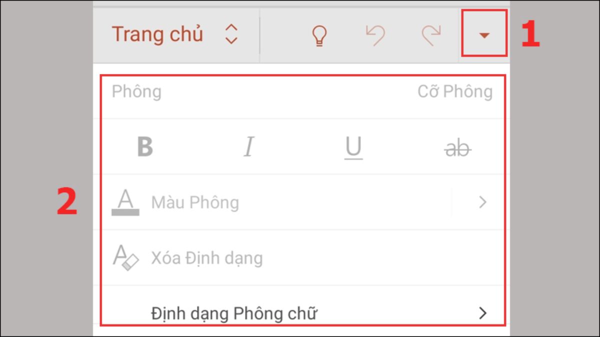 Cách làm Powerpoint bằng điện thoại bước 4