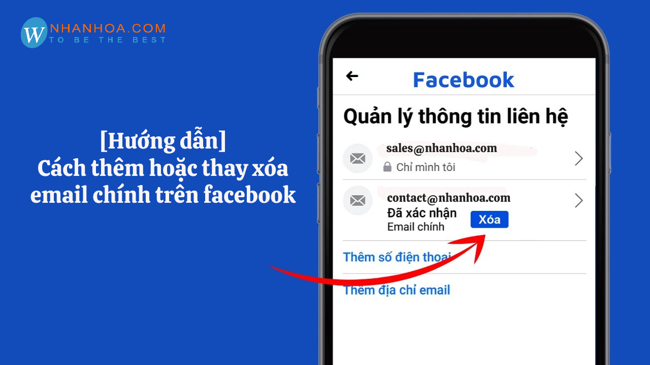 Thay Đổi Email Chính