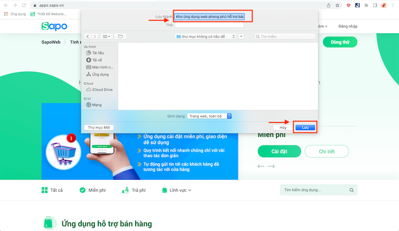 Cách lưu trang web về máy bằng tổ hợp phím