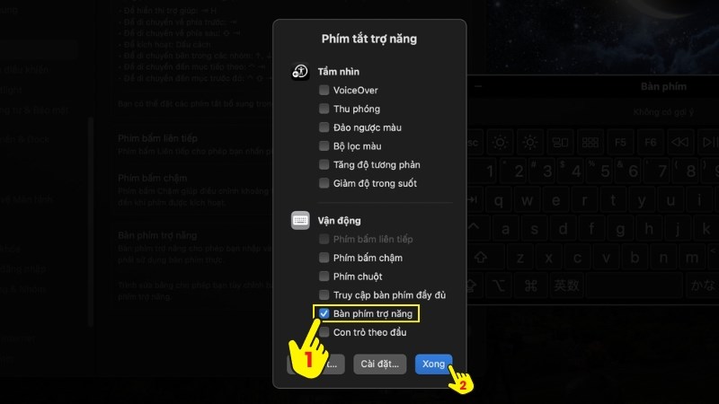 Tại mục Touch Keyboard chuyển sang Always