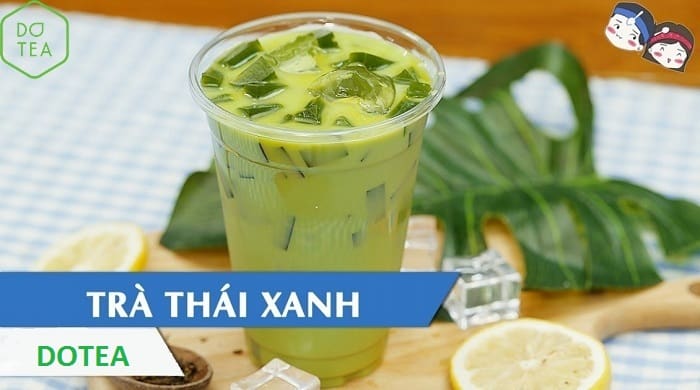 Công thức nấu trà sữa thái xanh