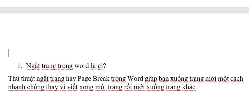 3 cách ngắt trang trong word nhanh chóng ở mọi phiên bản