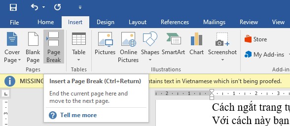 3 cách ngắt trang trong word nhanh chóng ở mọi phiên bản