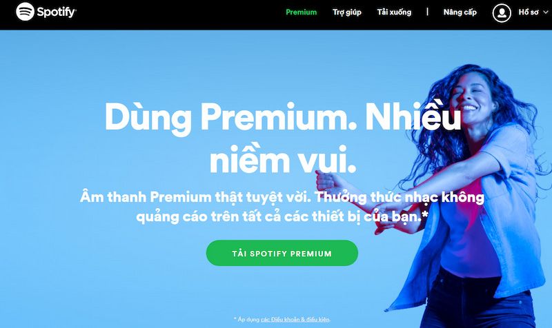 Sử dụng tài khoản Spotify Premium để tải nhạc trên Spotify