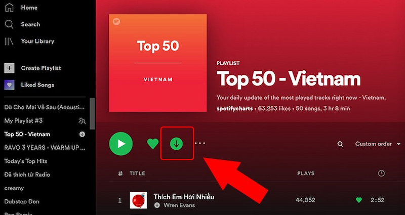 Tải nhạc trên Spotify về máy tính