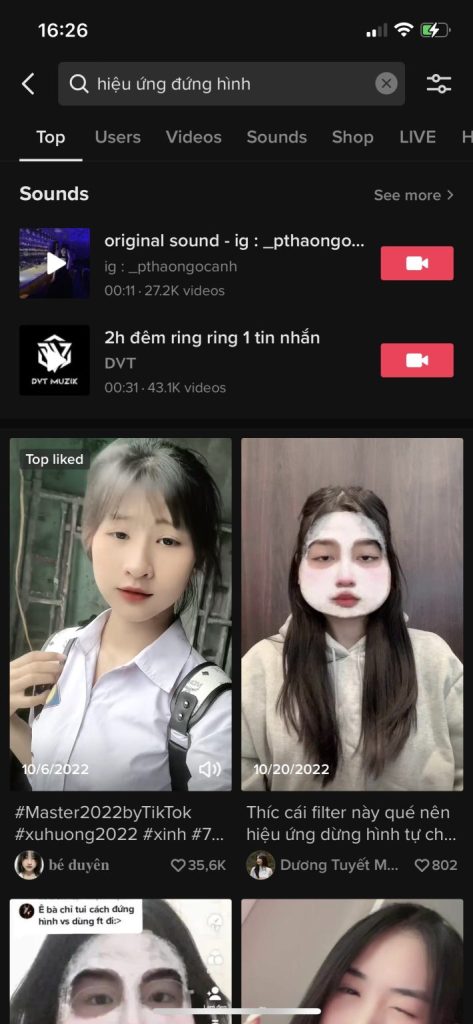 cách quay tik tok đứng hình