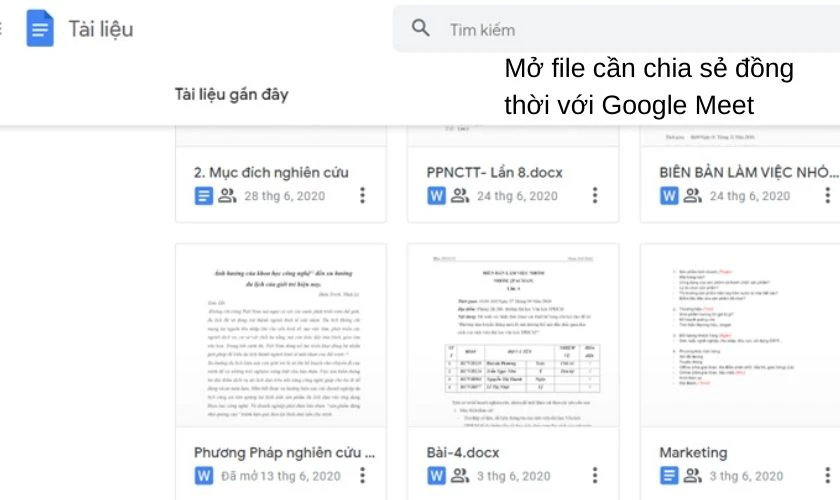 Cách chia sẻ màn hình Google Meet qua các ứng dụng