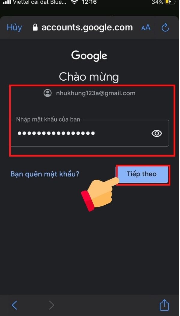 Cách thêm tài khoản gmail, đăng nhập nhiều tài khoản Gmail trên iPhone, Android