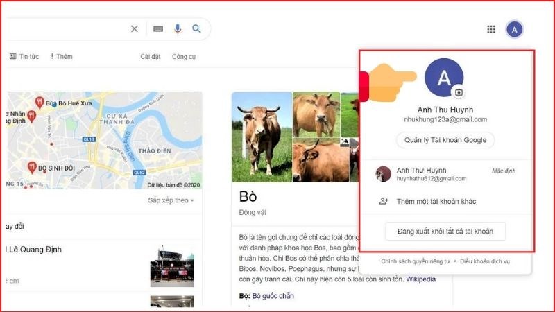 Cách thêm tài khoản Gmail trên máy tính