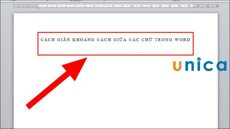 Điều chỉnh khoảng cách giữa các chữ trong word