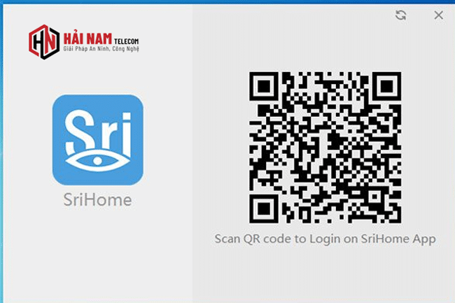 Tải phần mềm xem camera Srihome trên máy tính