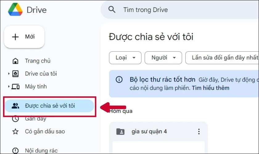 Cách đăng tải ảnh, video và tập tin lên Google Drive của người khác bằng máy tính