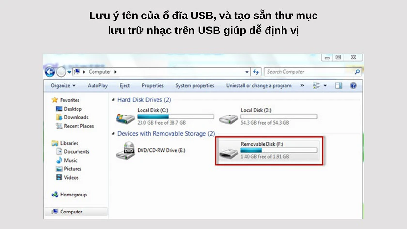 Cách tải nhạc MP3 chất lượng cao về USB miễn phí