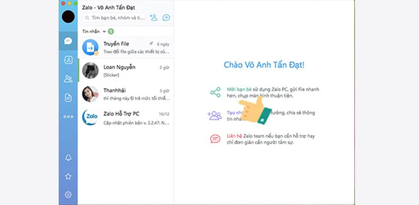 Đăng ký - Tạo tài khoản Zalo bằng Facebook