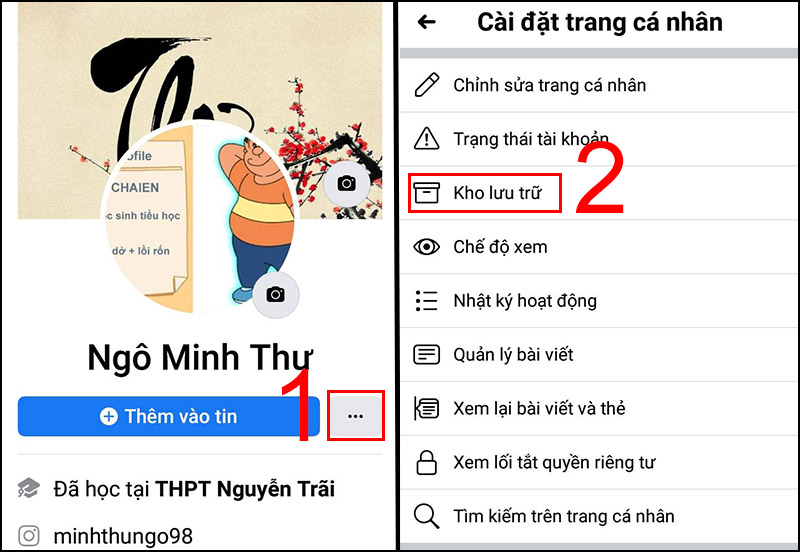 Vào Kho lưu trữ