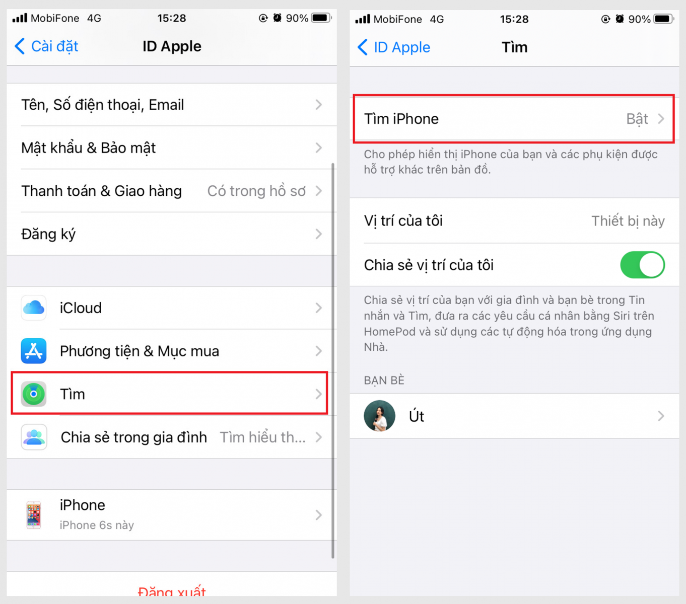 cách tắt định vị iPhone