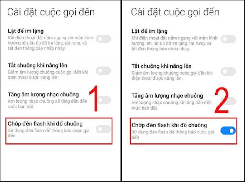 Bật đèn flash khi có thông báo cuộc gọi, tin nhắn trên iPhone