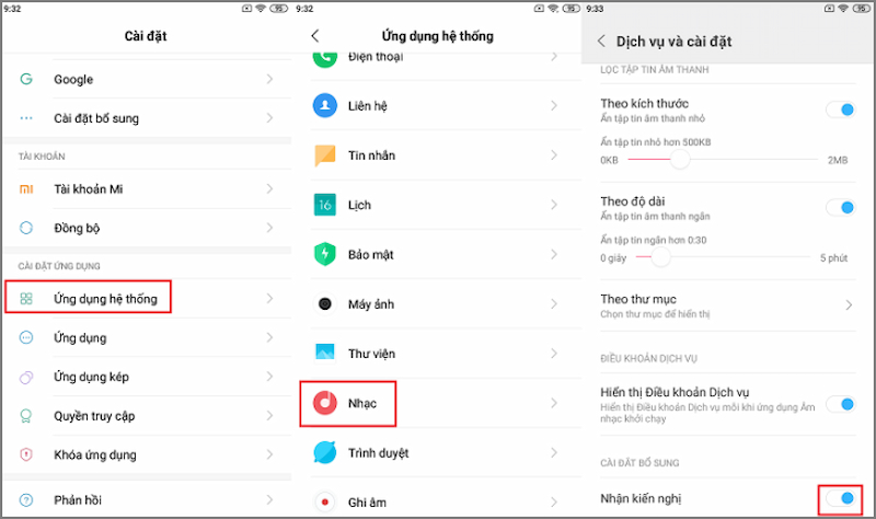 Chặn quảng cáo trên Xiaomi trong ứng dụng Mi Music