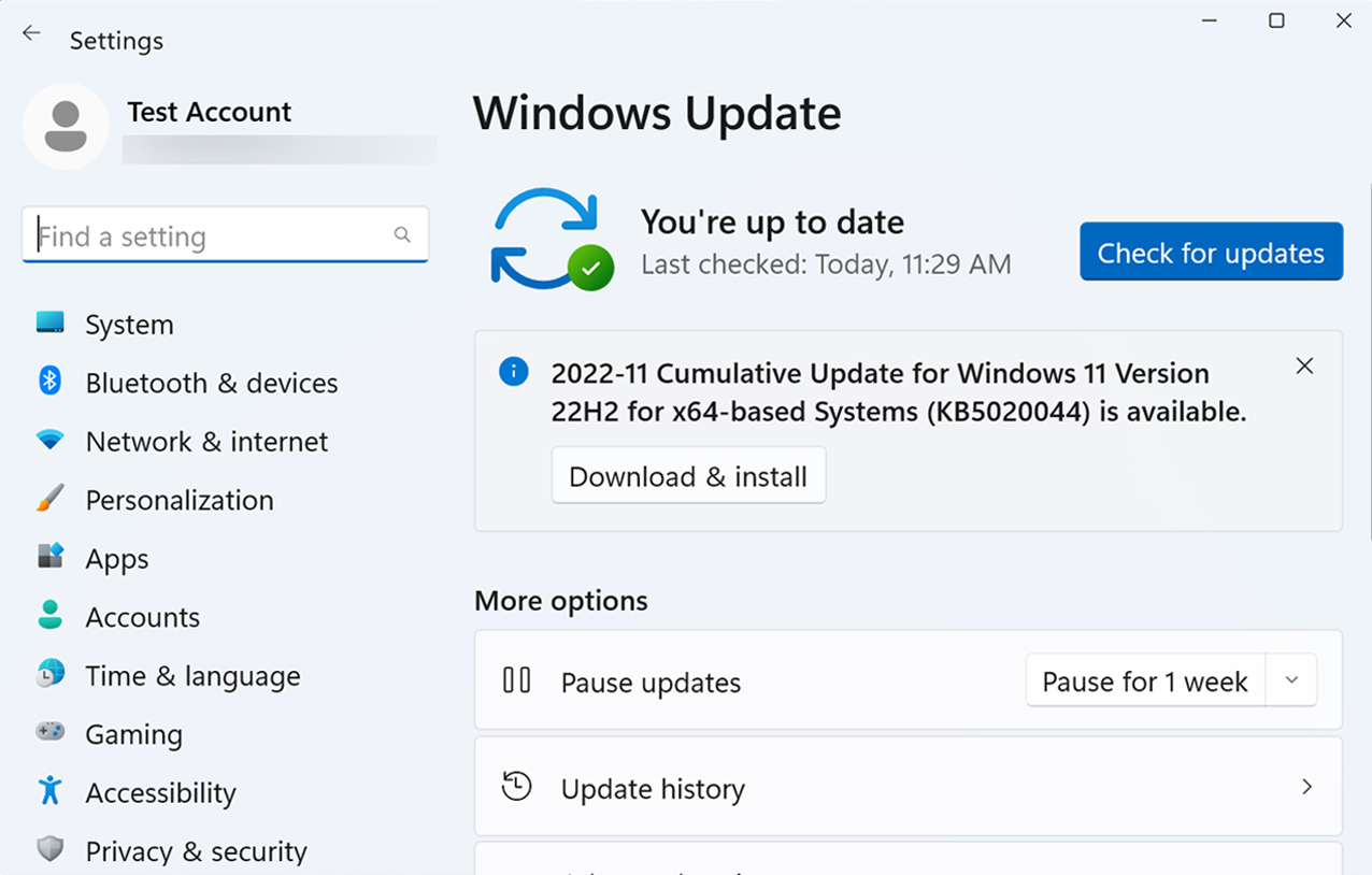 update windows 11