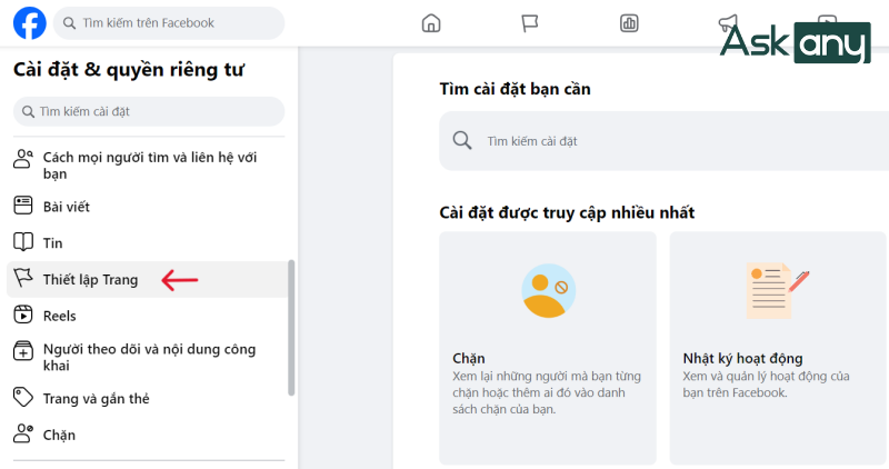 chỉnh sửa url fanpage facebook