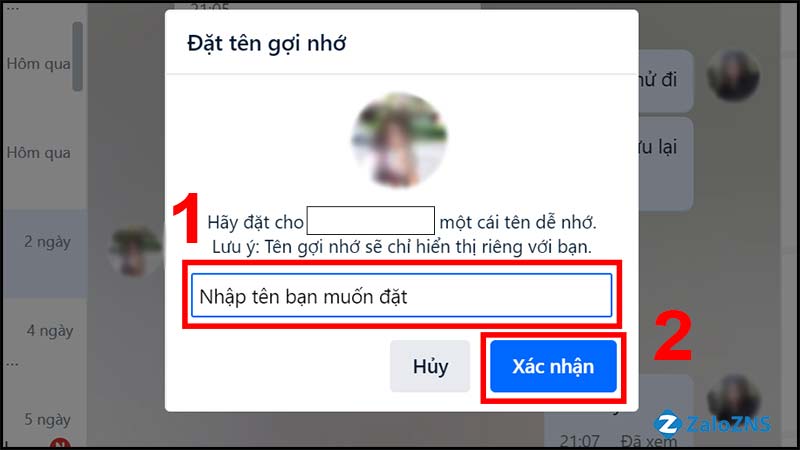 Nhấn xác nhận để hoàn thành