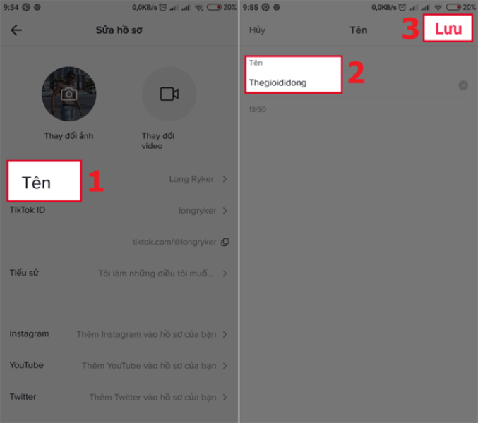 Chia sẻ cách đổi tên TikTok trên điện thoại cực đơn giản.
