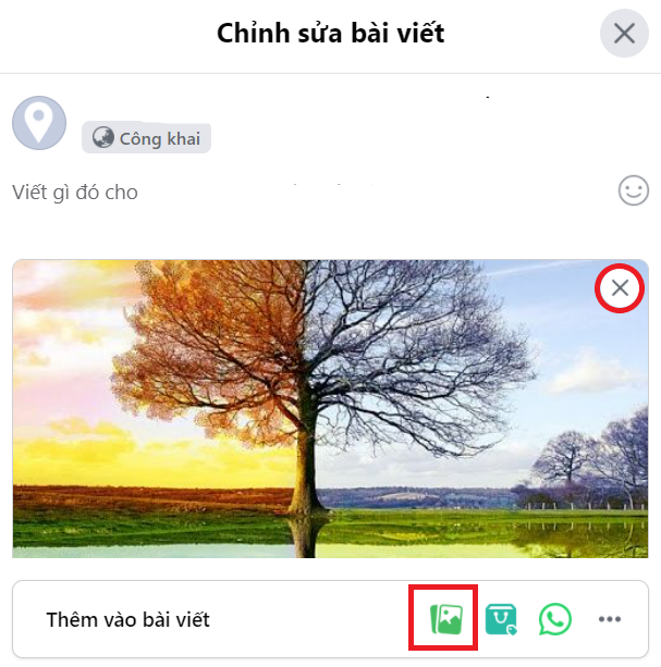 Hướng dẫn cách thêm ảnh bài viết đã đăng trên Fanpage Facebook