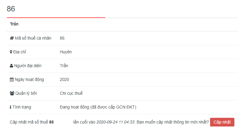 cách tra cứu mã số thuế cá nhân trên TNCNonline