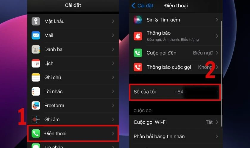 Tra số điện thoại chính mình trực tiếp trên điện thoại