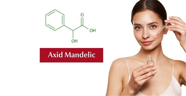 Cách hết thâm mụn với Mandelic Acid