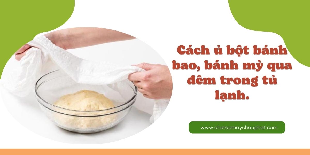 Giới thiệu về cách ủ bột bánh bao, bánh mỳ qua đêm trong tủ lạnh