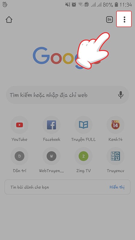 Cách xem, xóa lịch sử duyệt web trên Google Chrome trên điện thoại Adroid - 1