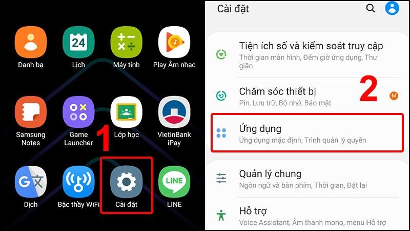 Cách giải phóng dung lượng Samsung