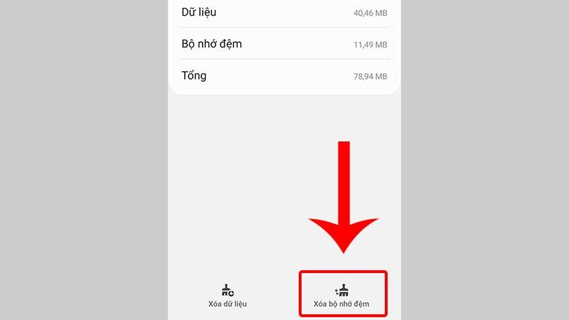 Cách giải phóng dung lượng Samsung