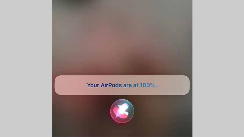 Xem trên case (vỏ) AirPods để kiểm tra pin