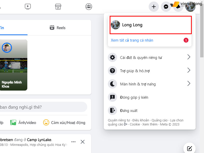 cách xóa ảnh đại diện trên Facebook mt xóa