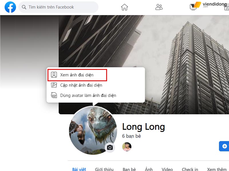 cách xóa ảnh đại diện trên Facebook mt xóa 2