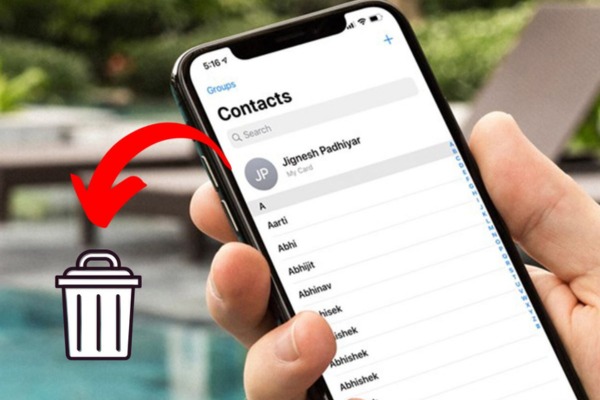 Xóa từng liên hệ trên iphone một cách nhanh chóng